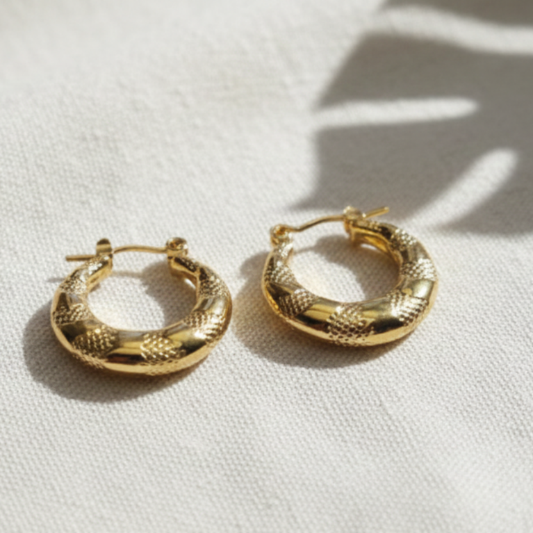 Hand-Etched Geometric Design