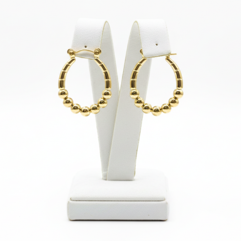 Gold Hoop Earrings