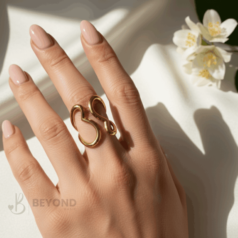 Sculptural Open Ring